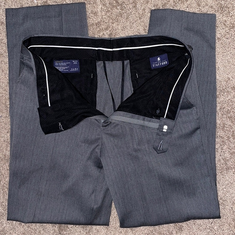 Grey dress pants
